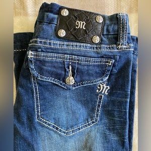Miss Me trouser style denim jeans size 28